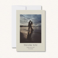 Oyster Shells Wedding Thank You Cards
