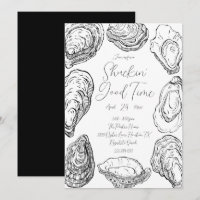 Oyster Shucking Party Invitation