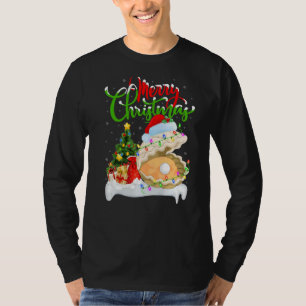 Oyster Xmas Decorations Santa Oyster Christmas T-Shirt