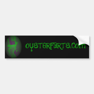 oysterfarts.com - J Hatter grn/blk bumper sticker