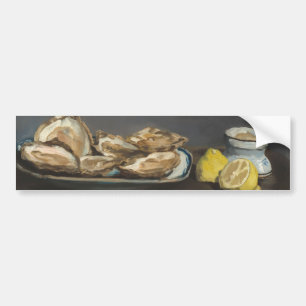Oysters (by Edouard Manet) Bumper Sticker