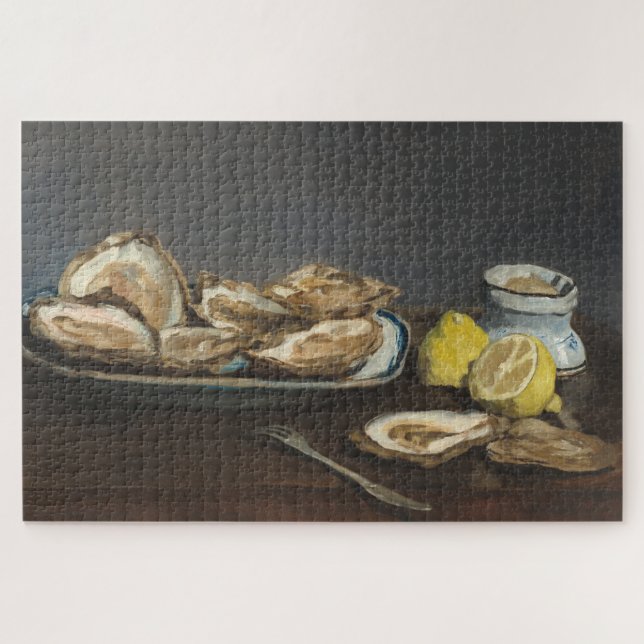 Oysters (by Edouard Manet) Jigsaw Puzzle (Horizontal)
