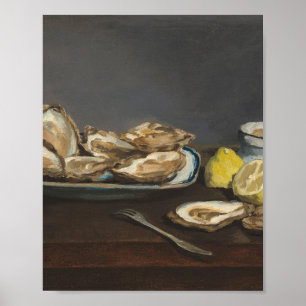 Oysters by Édouard Manet Poster