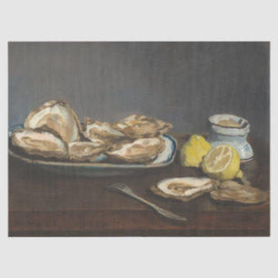 Oysters (by Edouard Manet) Tissue Paper