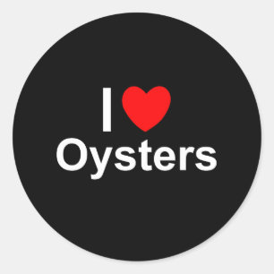 Oysters Classic Round Sticker