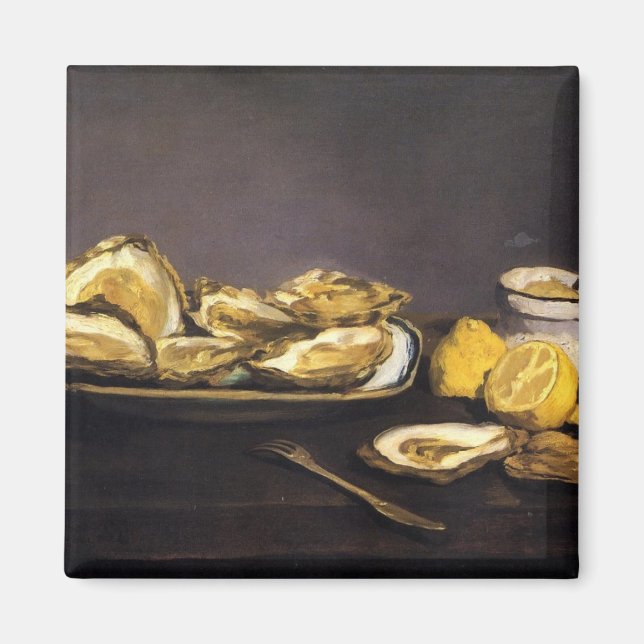 Oysters - Édouard Manet Magnet (Front)