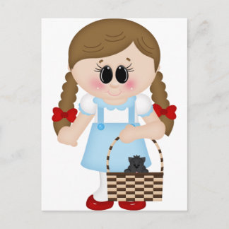 oz dorothy and toto postcard
