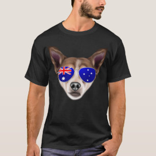 OZ Flag Norwegian Lundehund Dog Australia Pocket T-Shirt