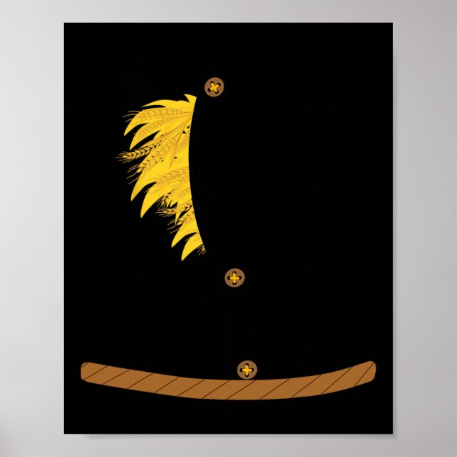 OZ Halloween Scarecrow Costume  Art-Fun Wizard of  Poster (Front)