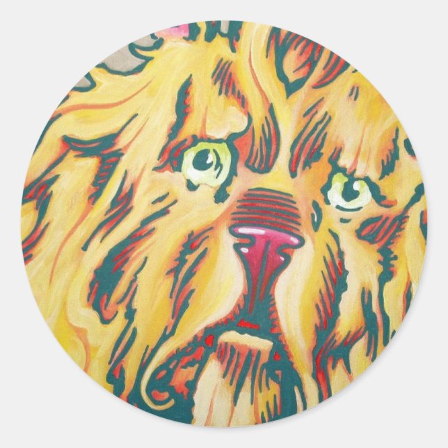 Oz Sticker - Cowardly Lion (Front)