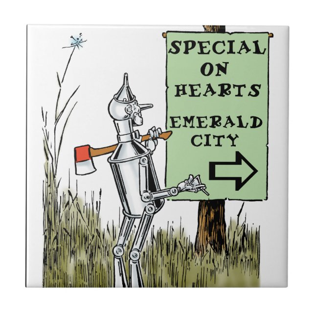Oz - Tin Man Ceramic Tile (Front)
