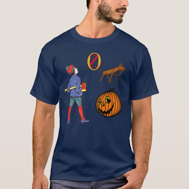 Oz Tip, Pumpkinhead, and Sawhorse  T-Shirt (Front)