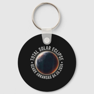 Ozark Arkansas Total Solar Eclipse 04 08 2024 Key Ring