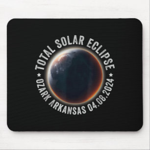 Ozark Arkansas Total Solar Eclipse 04 08 2024 Mouse Pad