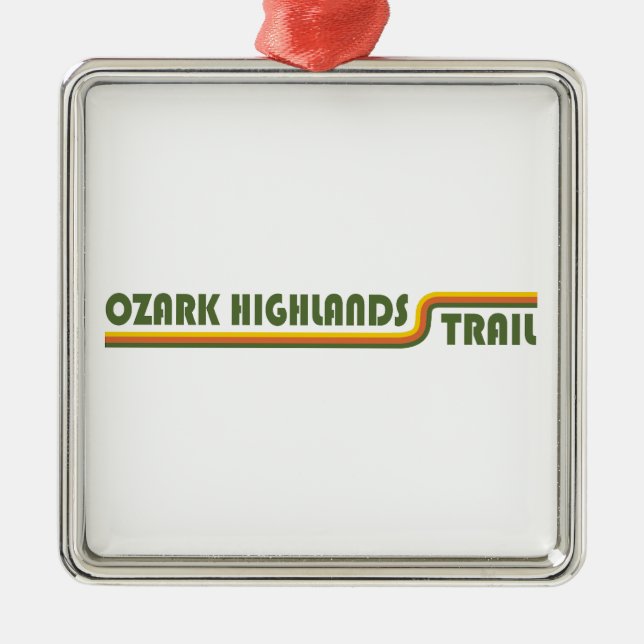 Ozark Highlands Trail Arkansas Metal Ornament (Front)
