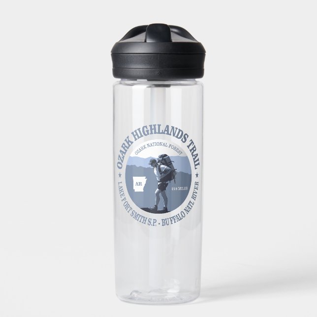 Ozark Highlands Trail (BG)  Water Bottle (Front)