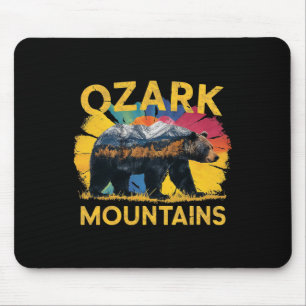 Ozark Mountains Arkansas Bear Nature Hiking Campin Mouse Pad
