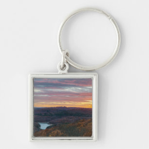 Ozark Mountains Autumn Sunset Key Ring