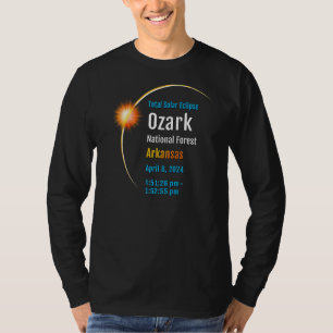 Ozark National Forest Ar Total Solar Eclipse 2024 T-Shirt