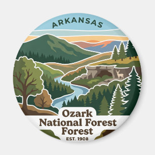 Ozark National Forest Arkansas Magnet
