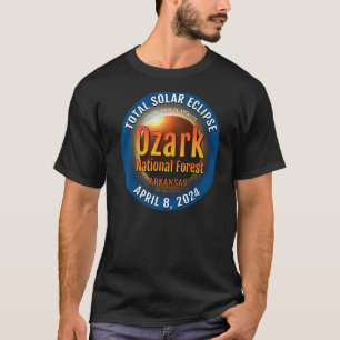 Ozark National Forest Arkansas Total Solar Eclipse T-Shirt