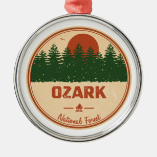 Ozark National Forest Metal Ornament