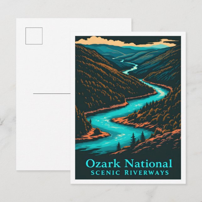 Ozark National Scenic Riverways Travel Postcard (Front/Back)