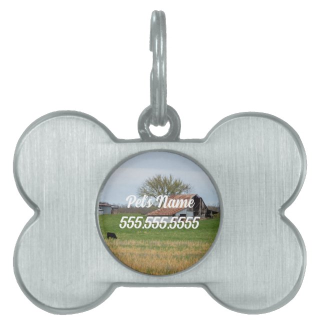 Ozark Old Farm Pet ID Tag (Front)