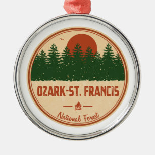 Ozark-St. Francis National Forest Metal Ornament