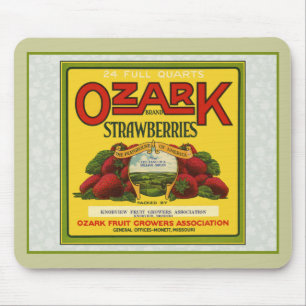 Ozark Strawberries Mouse Pad