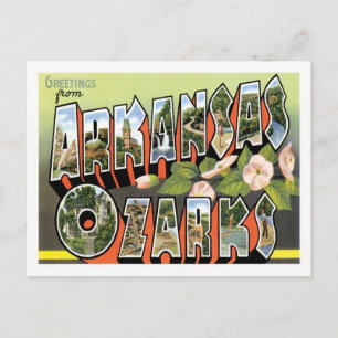 Ozarks Arkansas Travel US City Postcard
