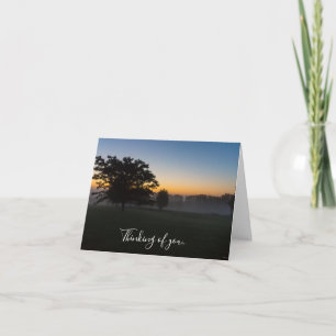 Ozarks August Dawn Thinking Of You Card