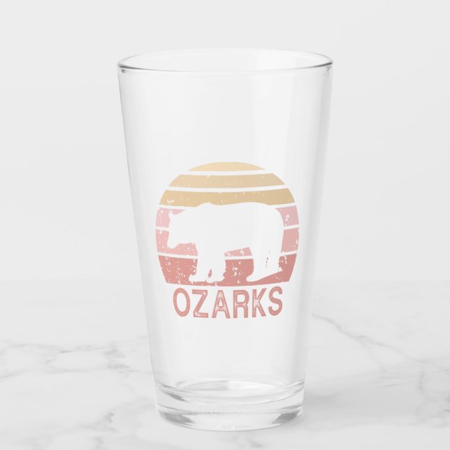 Ozarks Bear Glass (Front)