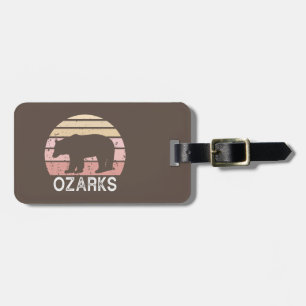 Ozarks Bear Luggage Tag
