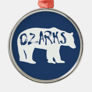 Ozarks Bear Metal Ornament