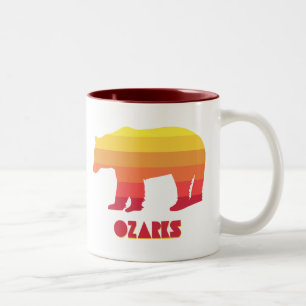 Ozarks Bear Two-Tone Coffee Mug