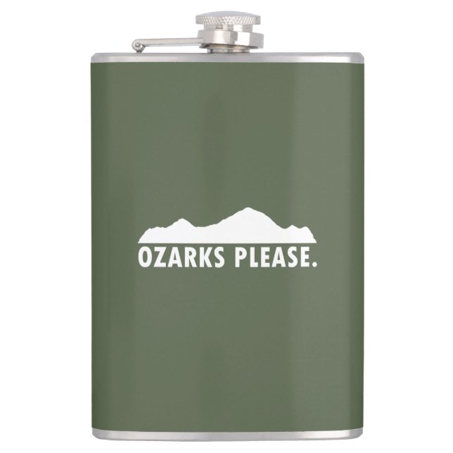 Ozarks Please Hip Flask (Front)