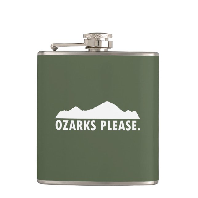 Ozarks Please Hip Flask (Front)