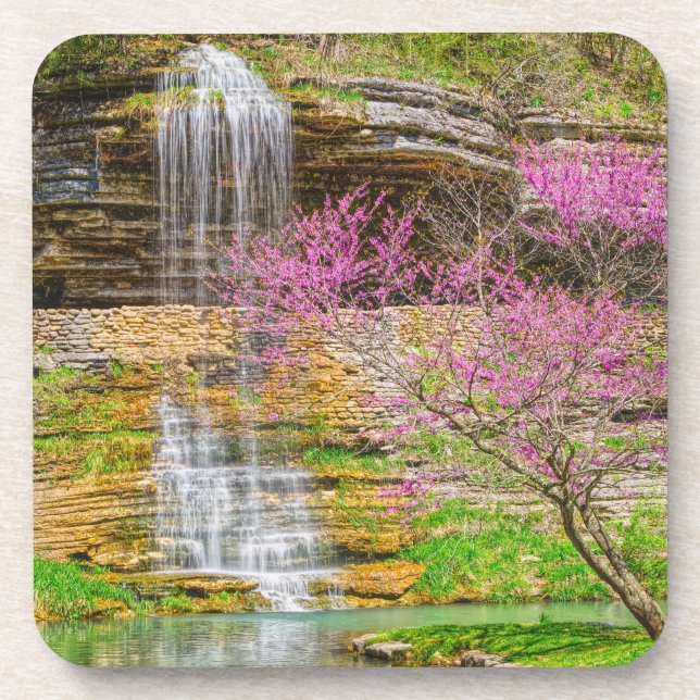 Ozarks Waterfall Spring Bluff Coaster (Front)