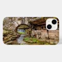 Ozarks Waterfall Under Bridge