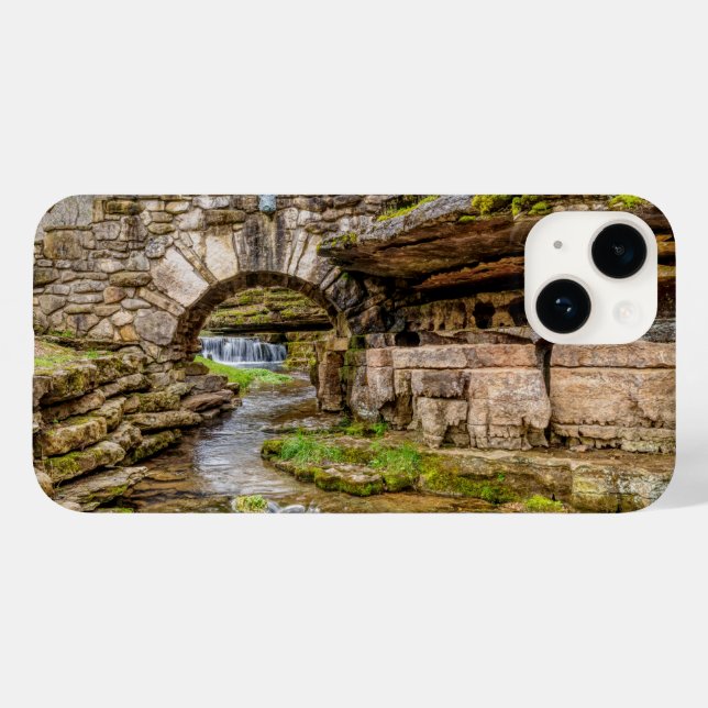 Ozarks Waterfall Under Bridge Case-Mate iPhone Case (Back (Horizontal))