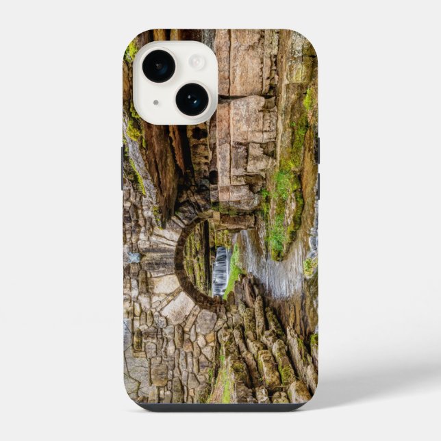 Ozarks Waterfall Under Bridge iPhone Case (Back)