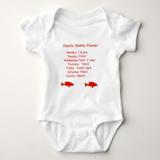 Ozarks Weekly Planner Baby Bodysuit