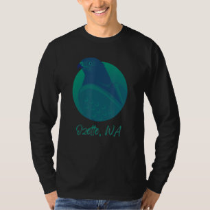 Ozette Wa Osprey Sea Green Raptor Ocean Bird T-Shirt
