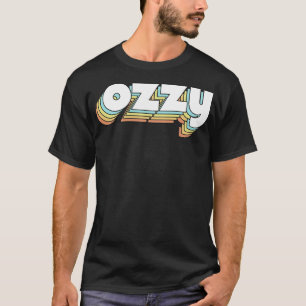 Ozzy Retro Rainbow Typography Faded Style 2 T-Shirt