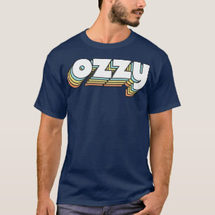 Ozzy Retro Rainbow Typography Faded Style T-Shirt