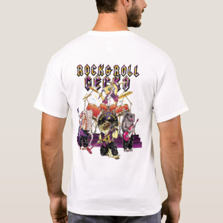 Ozzy with the band T-Shirt