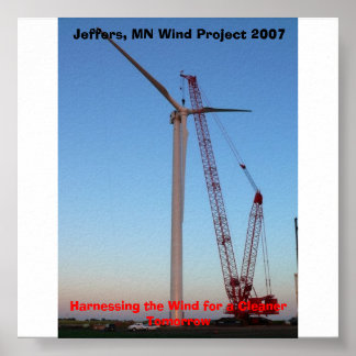 P1050450, Jeffers, MN Wind Project 2007, Harnes... Poster