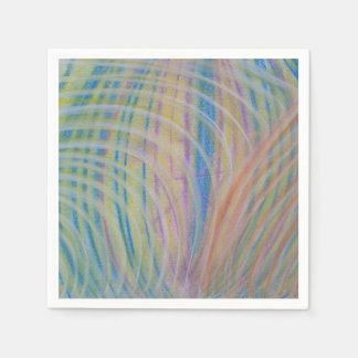 P28 Unique Colourful Abstract Art Napkin