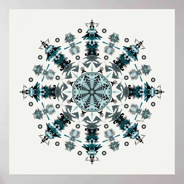 P2 Mandala Poster (Front)